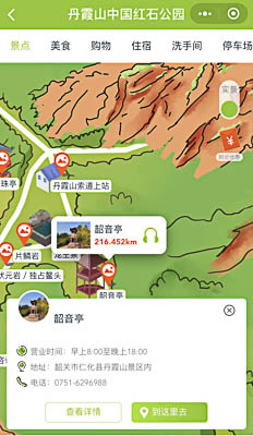 肃州景区手绘地图智慧导览和语音结合，让景区“活”起来
